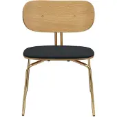 UMAGE Curious Chaise de Salon Shadow | Brass