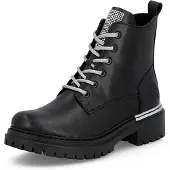 Rieker Veterschoenen Hoog Veterschoenen Hoog - Zwart - Maat 42