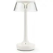 Flos Lampe de Table , Bon jour unplugged, dimmable, Blanc, Couloir, Plastique, Design
