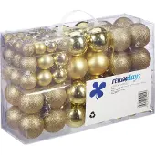 Relaxdays Lot de 100 boules de Noël (100x)