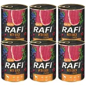 Rafi DOLINA NOTECI Duck - Nourriture humide avec du canard pour chiens adultes - 6x800 g