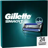 Gillette Mach3 lames de rechange 24 pcs