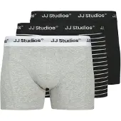 Jack & jones Junior Sous-vêtements 'JACSOHO' gris chiné / noir / blanc