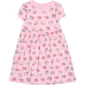 s.Oliver Robe lilas / rose / rose / blanc