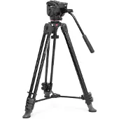 Manfrotto 500X et système vidéo à double pied en aluminium