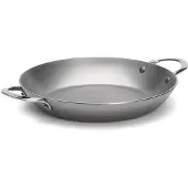 De Buyer Poêle ronde acier 2 anses 28cm - - 5652.28 - mineral b
