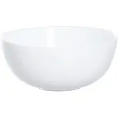 Nobrand Diwali Bol à céréales, verre opalin, 12cm, blanc