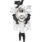 Engstler - 632/20_QM - Coucou - Quartz - Noyer - avec musique - 35 cm