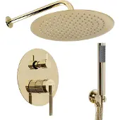 REA Kit de Douche Encastré JS-622711G Argon Gold