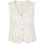 TATUUM Gilet de costume 'Remela' noir / blanc cassé