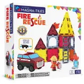Magna-Tiles Fire Rescue, jeu de construction, 3 ans, plastique, 27 pièces