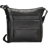 Hide & Stitches Femmes, Sac à main, & Stitches Japura Shoulder Bag Large Black, Noir