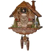 Engstler - 3613_QM - Coucou - Quartz - Noyer - avec musique - 23 cm