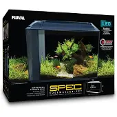 Fluval Aquarium Spec XV 60 l avec éclairage LED et système de filtration noir