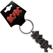 AC/DC 3D Silver Logo Schlüsselanhänger, Argent