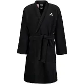 Adidas Peignoires de bain de sport 'Bathrobe' noir / blanc
