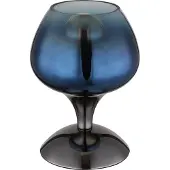 Globo Lighting Lampe de table en bronze Maxy avec verre bleu Ø 15cm