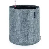 Lechuza Jardinière TRENDCOVER 32 Felt ALL-IN-ONE Gris foncé