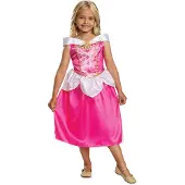 Disguise Aurora Classic Costume Rose 3-4 Years Enfants