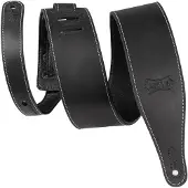 Levy's Like Butter 2.5 Distressed Black Courroie de guitare
