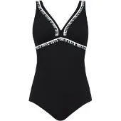 Sunmarin Maillot de bain noir / blanc