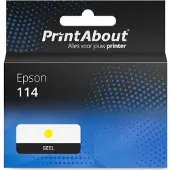 PrintAbout Cartouche compatible pour Epson 114 (C13T07B440) - Jaune