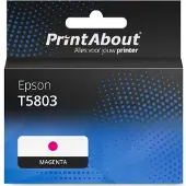 PrintAbout Cartouche compatible pour Epson T5803 - Magenta