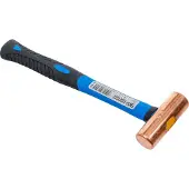 Bgs Marteau en cuivre manche en fibres de verre Ø 27 mm tête 454 g (1 lb)