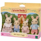 Sylvanian Families Milk Rabbit Family Figures Rose Enfants