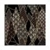 Ambiente 20 SERVIETTES PAPIER SAPIN ART DÉCO 33CM NOIR