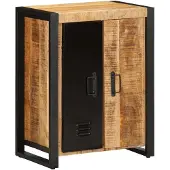 vidaXL Buffet 55x35x70 cm Bois de manguier rugueux