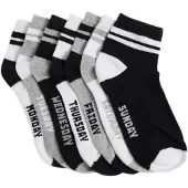 We fashion Chaussettes gris / noir / blanc