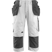 Mascot Unique 14349 Hanging Pockets 3/4 Pants Blanc 51