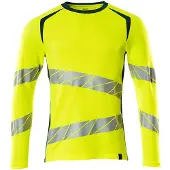 Mascot Accelerate Safe 19081 Long Sleeve Polo Jaune L Homme