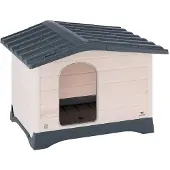 Ferplast Niche Pour Chien Lodge 70 73x59x54 Cm Exterior Wooden Resine
