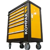 Kompak Chariot à Outils Lz01 à 7 Tiroirs 252 Pièces