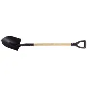 Stocker Pelle Steel Wooden Handle 124 Cm