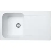 Mepamsa Kite 86.50 Sink With Drainer Clair