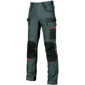 U Power Pantalon De Travail Platinum Button