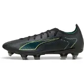 Puma Chaussure de foot 'Ultra 6 Match' jaune fluo / vert foncé / noir