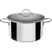 Supreme Faitout à Induction Avec Couvercle En Verre Acier Inoxydable 24 Cm