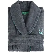 Benetton Be016 Bathrobe Gris M-L