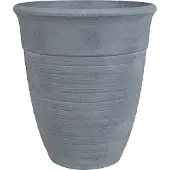 Beliani Pot De Fleurs Gris D43 Cm Katalima