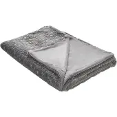 Beliani Couverture Alazeya 150 X 200 Cm Gris