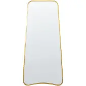 Beliani Miroir LEVET Métal Doré