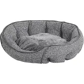 Beliani Lit Animal En Lin Gris 60 X 50 Cm Candir