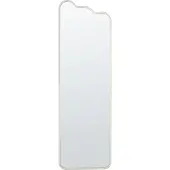 Beliani Miroir ABZAC Métal Blanc cassé