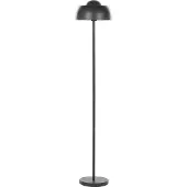 Beliani Lampadaire Noir Mat 148 cm en acier avec long câble avec interrupteur rond Look industriel Design moderne