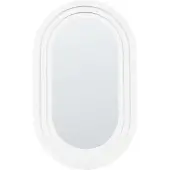 Beliani Miroir MASSILLY Blanc