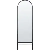 Beliani Miroir JARNAGES Métal Noir